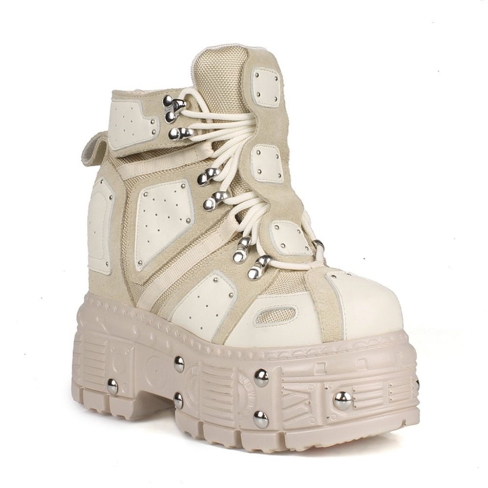 Mangosteen-02 Platform Combat Boots